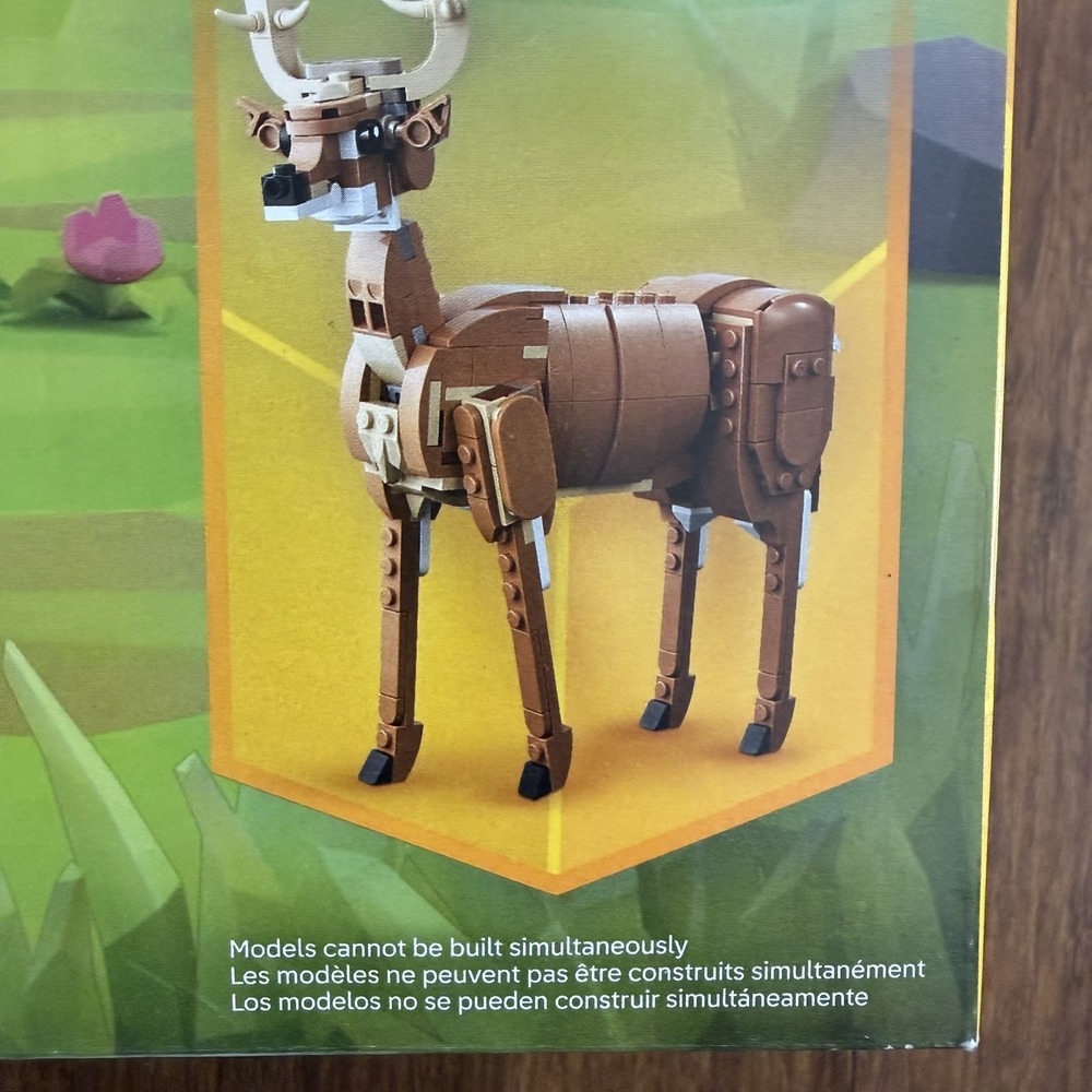 LEGO 31166 Creator 3 in 1 Beautiful Horse Bear Deer 685 Pieces New Animals Woods - Picture 6 of 11